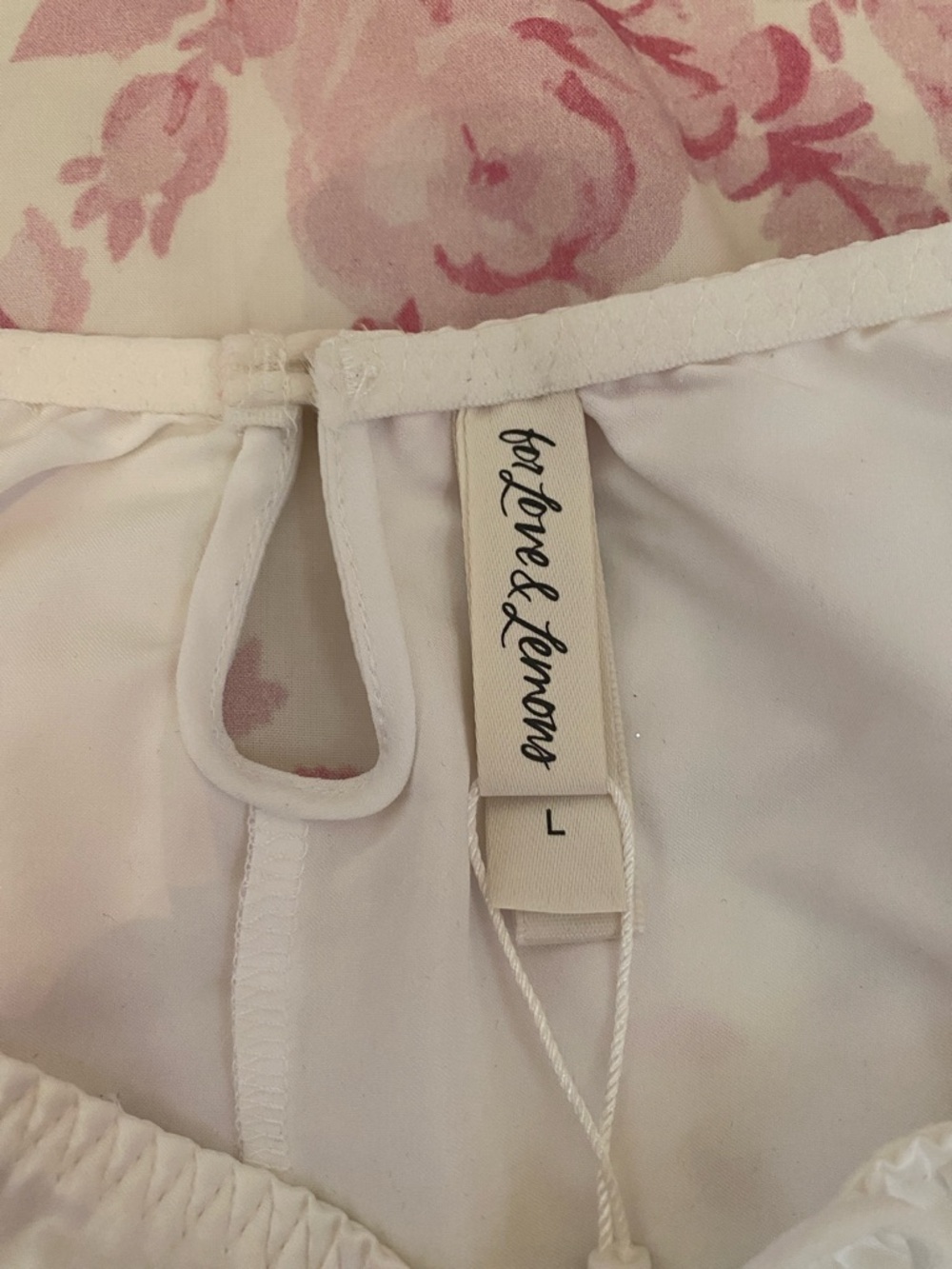 NWT For Love And Lemons White Butterfly Lace Bra Top and Panties Set - Picture 12 of 13